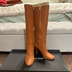 Kenneth Cole NY Justin Block Heel Tall Boots